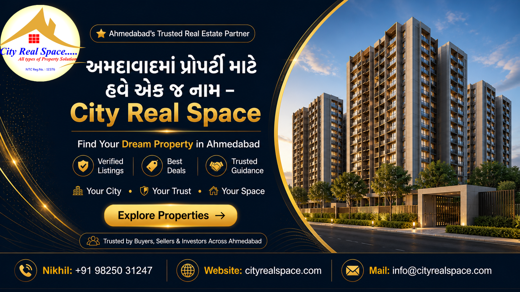 Verified Properties in Ahmedabad - City Real Space
